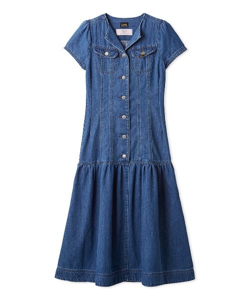 CELFORD デニムワンピース 36ブルー CELFORD×Lee】デニムワンピース(デイリーワンピース)｜DRESS