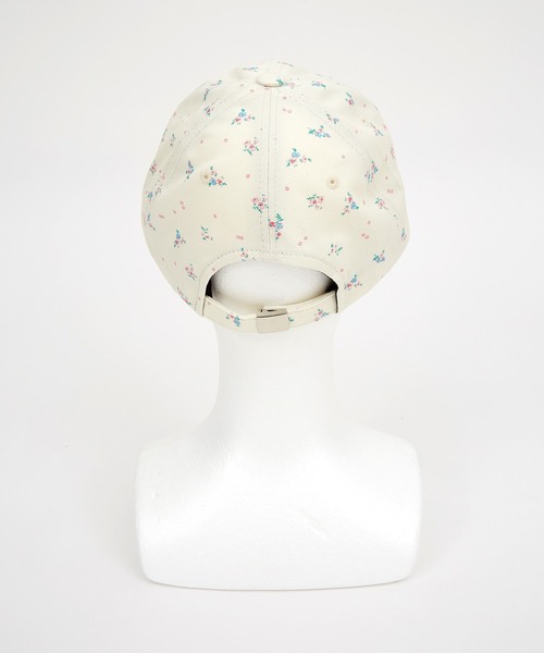 キャップ 帽子 an meets zakka ロゴ刺繍花柄コットンローキャップ キャップ 帽子 an meets zakka ロゴ刺繍花柄コットンローキャップ