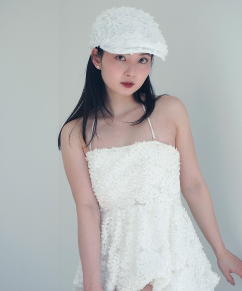 eimy istoire 水着 フラワーモチーフバルーンワンピース