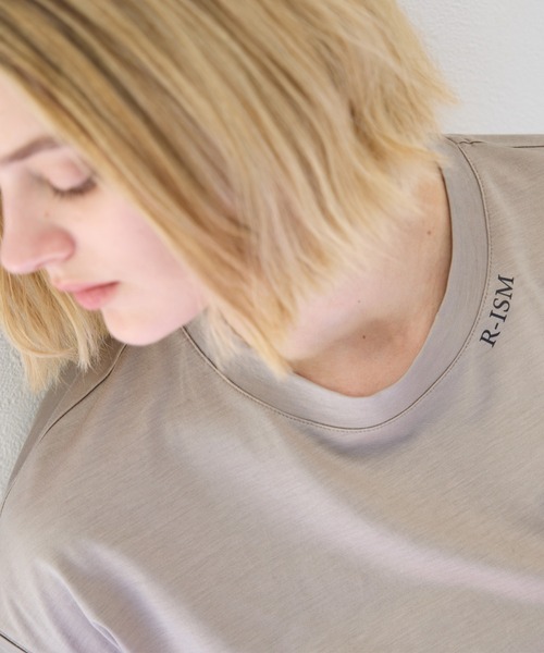 tシャツ 「R-ISM人気アイテム」「接触冷感」R-ISMロゴTシャツ レディース