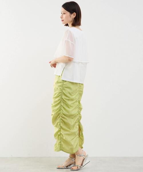 SOFFITTO（ソフィット） スカート ギャザーミリタリーイージースカート  