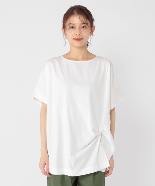 studio CLIP tシャツ 「接触冷感」ヘムデザインプルオーバー