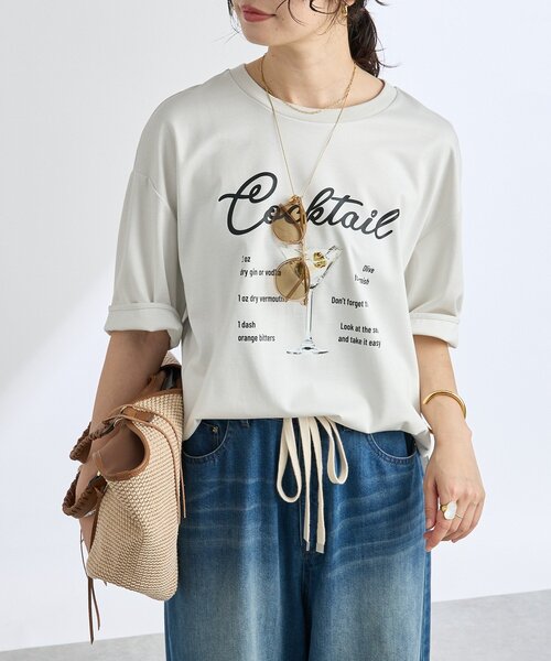 tシャツ 「遊び心」COCKTAILオーバーTee レディース