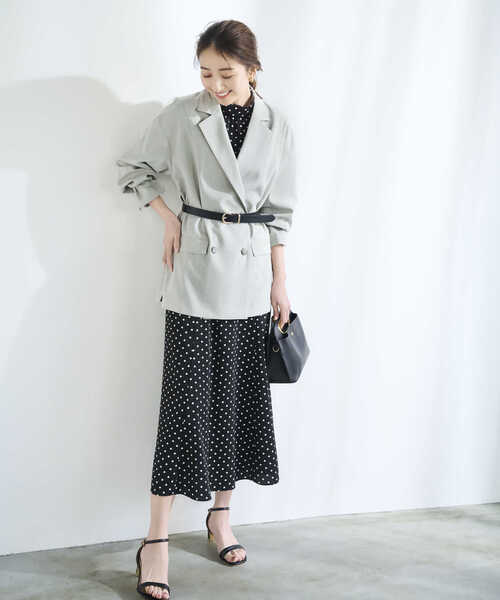[NATURAL BEAUTY BASIC] tailored jacket SMALL бежевый женский 