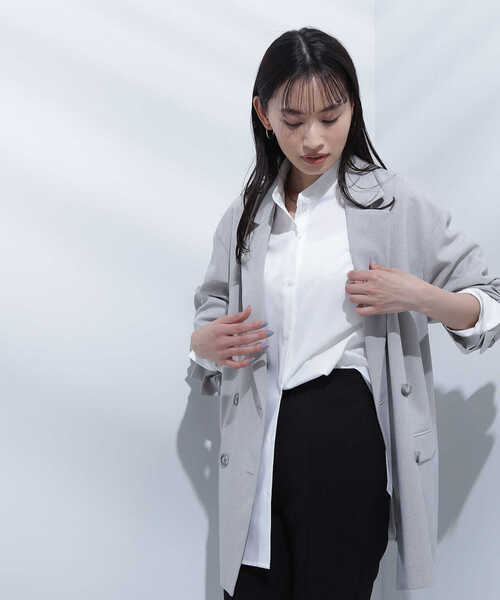 [NATURAL BEAUTY BASIC] tailored jacket SMALL бежевый женский 