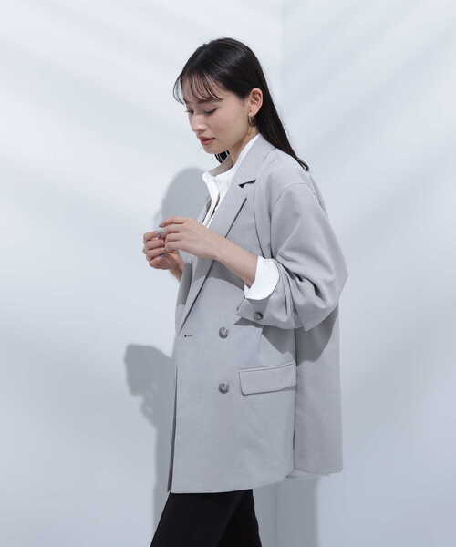 [NATURAL BEAUTY BASIC] tailored jacket SMALL бежевый женский 