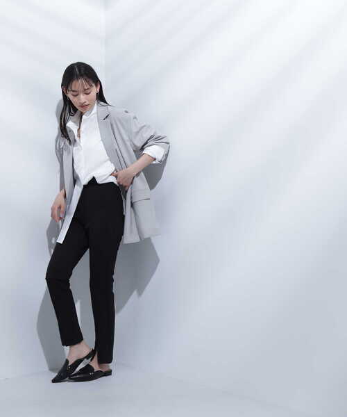 [NATURAL BEAUTY BASIC] tailored jacket SMALL бежевый женский 