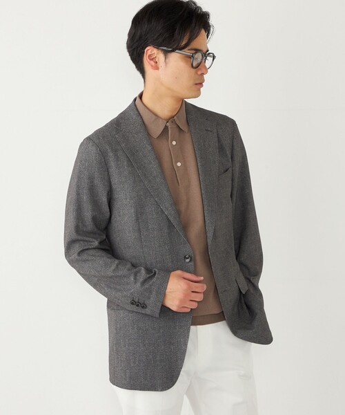 ★タグ付き未使用SHIPSニットポロシャツS BROWN セール】SHIPS Colors:〈手洗い可能〉シャイニー ニット ポロ