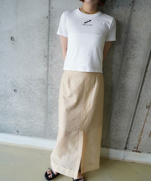 THINGS THAT MATTER tシャツ THIRD EYE(i) SATURN CROPPED T