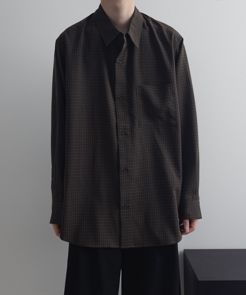 remer ルーズベーシックオーバーサイズシャツ - TRウール Sサイズ