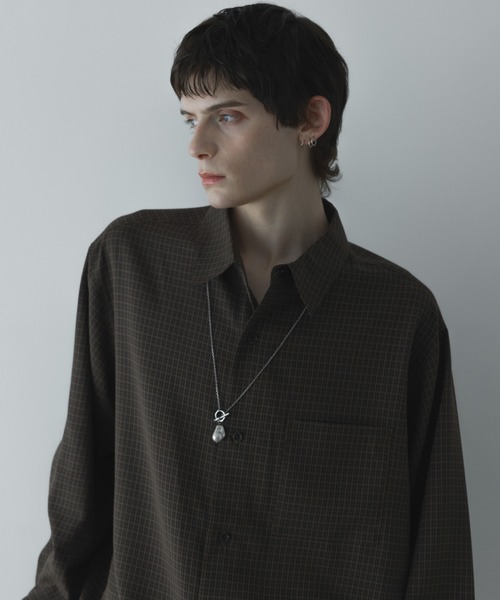 remer シャツ loose basic oversize shirt - old check / ルーズ remer シャツ loose basic oversize shirt - old check / ルーズ