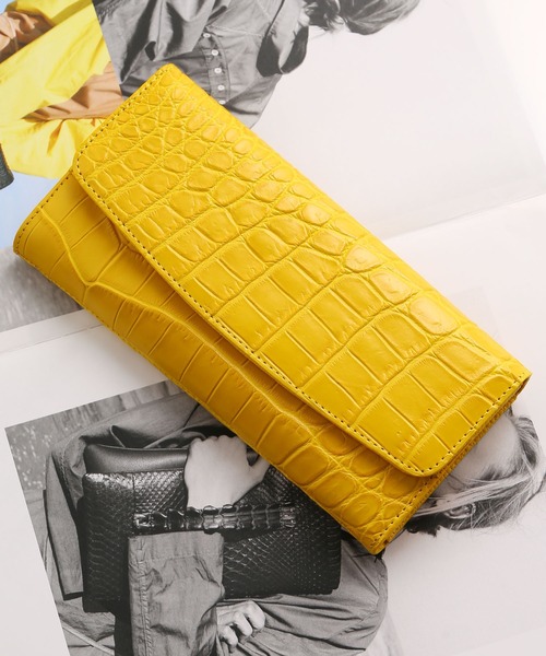 長財布 財布 クロコダイル 長財布  財布 レディース メンズの画像