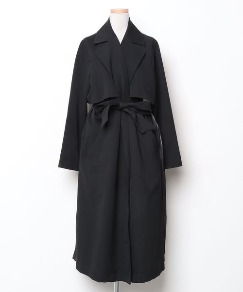 JEANASIS（ジーナシス） コート FREE ブラック レディース : ZOZOTOWN