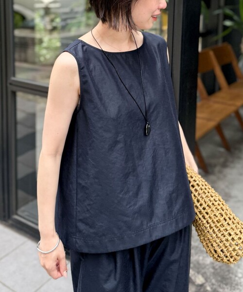 本日限定価格❣️PG・ノースリーブ・2 セール】【PR阿部☆別注】ドットポンポン2WAYノースリーブ