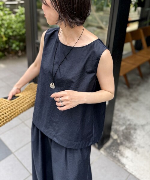 「DRESSTERIOR」 ノースリーブブラウス 36 ブラック レディース NOLLEY'S ブラウス シャツ エクセルテックタンブラー
