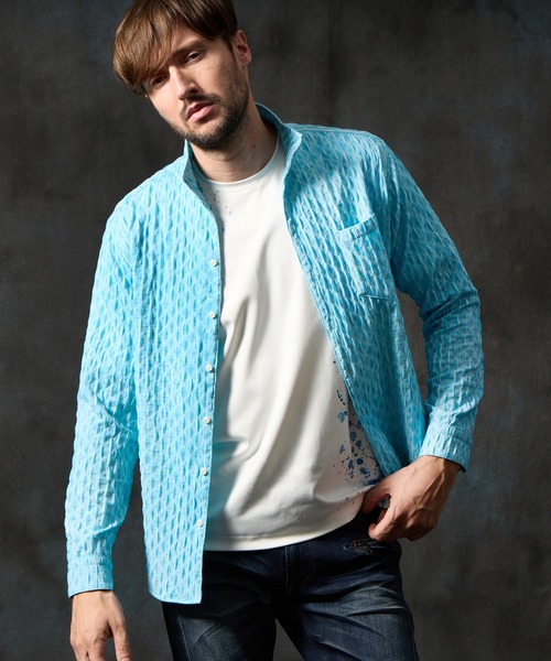 HIDEAWAYS NICOLE（ハイダウェイ ニコル） シャツ カラーコーティング