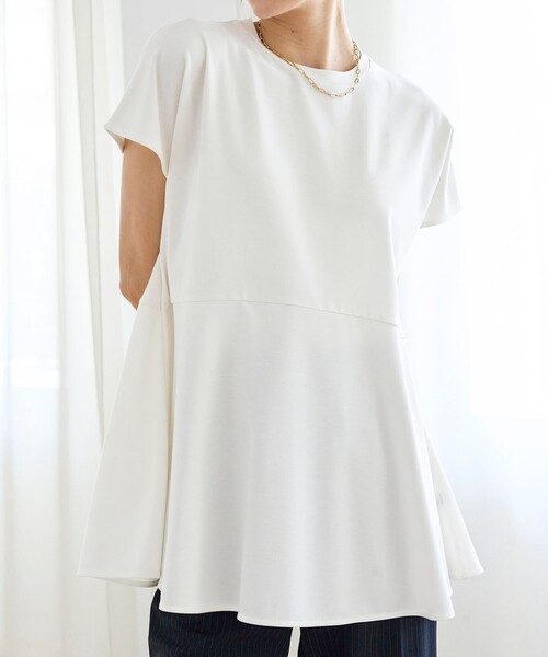 「UNFILO」 半袖カットソー LARGE グレー レディース