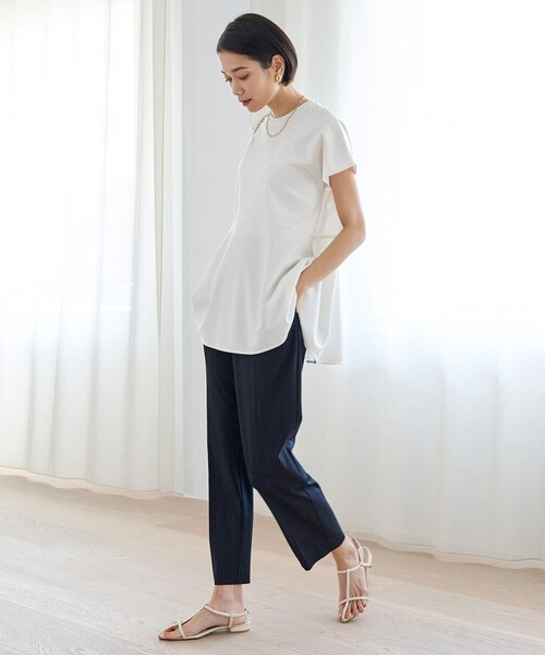 「UNFILO」 半袖カットソー LARGE グレー レディース