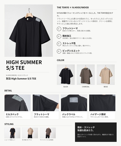N.HOOLYWOOD（エヌハリウッド） tシャツ 「N.HOOLYWOOD/エヌハリウッド