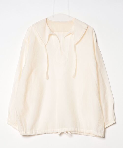 「BEAUTY&YOUTH UNITED ARROWS」 長袖ブラウス - ベージュ レディース