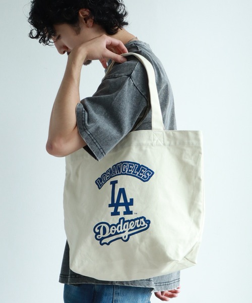 MLB バーシティ ベーシック キャンバス ミニ トートバッグ LA (D MLB バーシティ ベーシック キャンバス ミニ トートバッグ NY (D