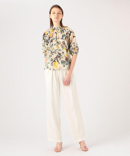 「TOMORROWLAND collection」 7分袖ブラウス 36 イエロー系その他2 レディース TOMORROWLAND collection 「TOMORROWLAND collection」 7分袖