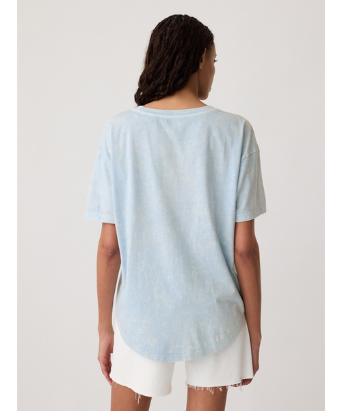 「GAP」 半袖Tシャツ S ブラック レディース