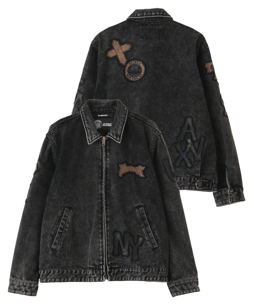 AVIREX　アヴィレックス　デニムジャケット　Gジャン AVIREX デニムジャケット gジャン TAGGING JACQUARD DENIM