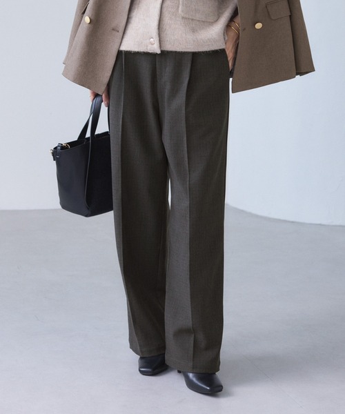 ROPE' PICNIC（ロペ ピクニック） スラックス パンツ 「WEB限定・丈