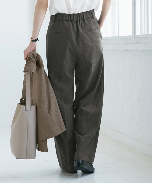 ROPE' PICNIC（ロペ ピクニック） スラックス パンツ 「WEB限定・丈