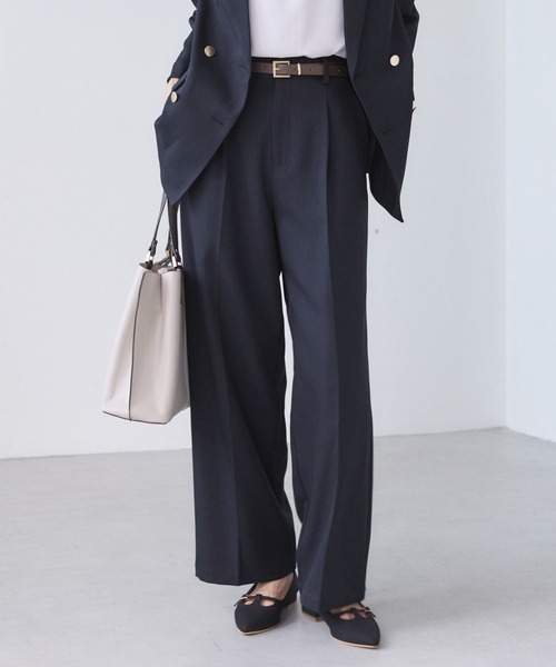 ROPE' PICNIC（ロペ ピクニック） スラックス パンツ 「WEB限定・丈