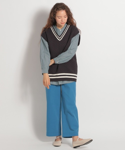 「niko and...」 デニムパンツ MEDIUM ブルー レディース