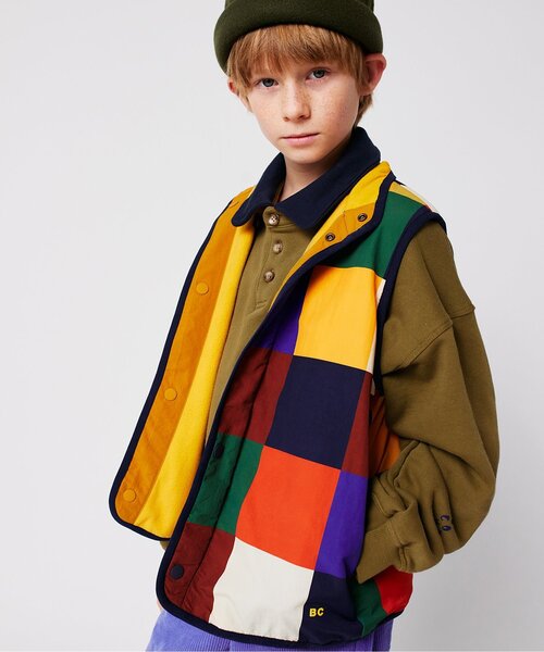 BOBO CHOSES（ボボショーズ） ベスト Multicolor reversibleベスト 