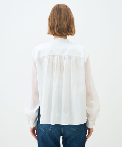 TOMMOROW LAND collection エンブロイダリー　ブラウス TOMORROWLAND collection ブラウス シャツ シアーサークルエン