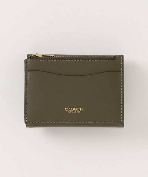 COACH レディース三つ折財布（色：グリーン系）｜財布｜ファッション