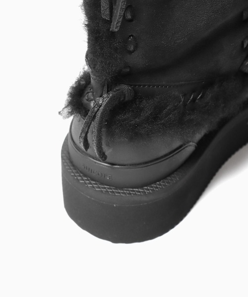 suicoke / ブーツ/ブラック/レザー suicoke（スイコック） ショートブーツ 5 ブラック レディース