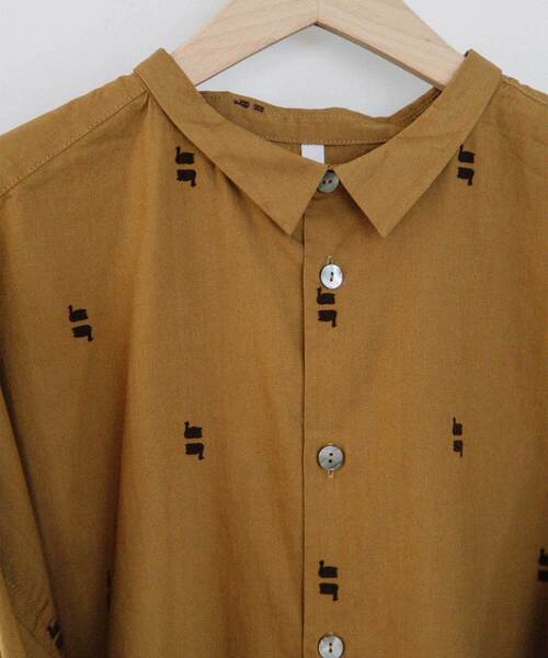 nop de nod（ノップドゥノッド） ブラウス シャツ フロッキースワン