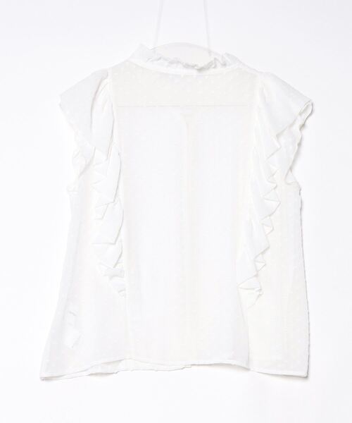 「CAROLINA GLASER」 ノースリーブブラウス ONE SIZE ホワイト レディース_画像2