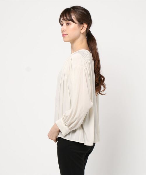 「malla」 7分袖ブラウス FREE ライトベージュ レディース_画像5