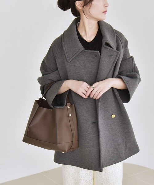 quaranciel ステンカラーコート コート quaranciel:「手洗い可能