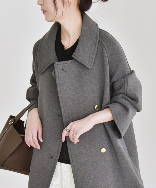 quaranciel ステンカラーコート コート quaranciel:「手洗い可能