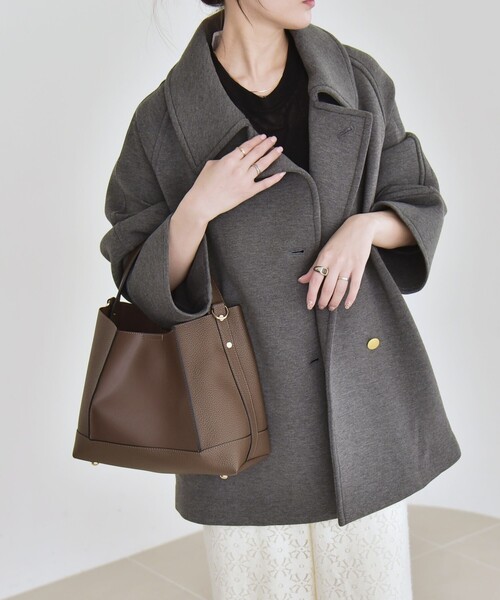 quaranciel ステンカラーコート コート quaranciel:「手洗い可能