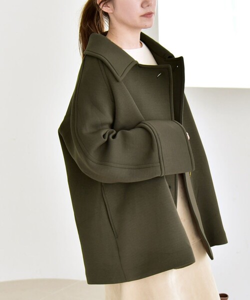 quaranciel ステンカラーコート コート quaranciel:「手洗い可能