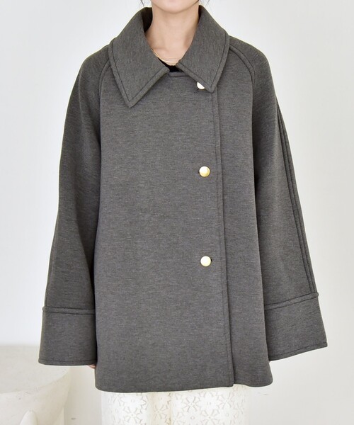 quaranciel ステンカラーコート コート quaranciel:「手洗い可能