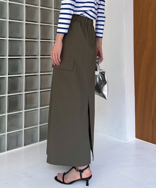 「DOUX ARCHIVES」 タイトスカート 38 アイボリー レディース_画像2