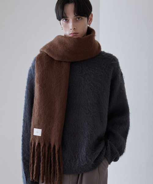 THE TOE Shaggy Muffler マフラー シャギー LUENNA マフラー 「LUENNA」Soft Shaggy Muffler / ソフトシャギー