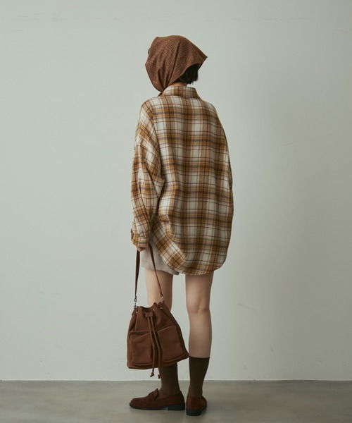 full/fill. ブラウス シャツ over check shirt / オーバーチェック
