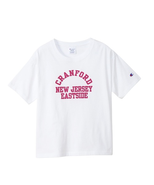 「Champion」 半袖Tシャツ MEDIUM ブラック レディース_画像7