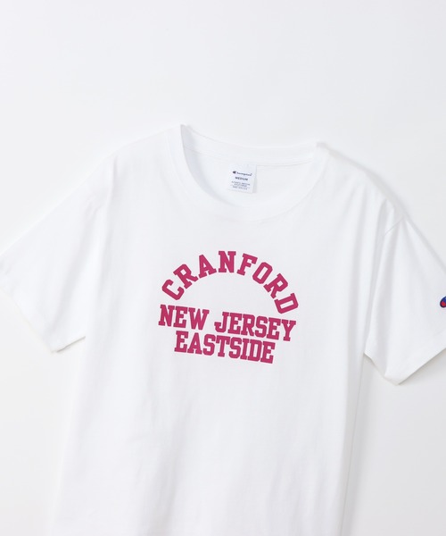 「Champion」 半袖Tシャツ MEDIUM ブラック レディース_画像9