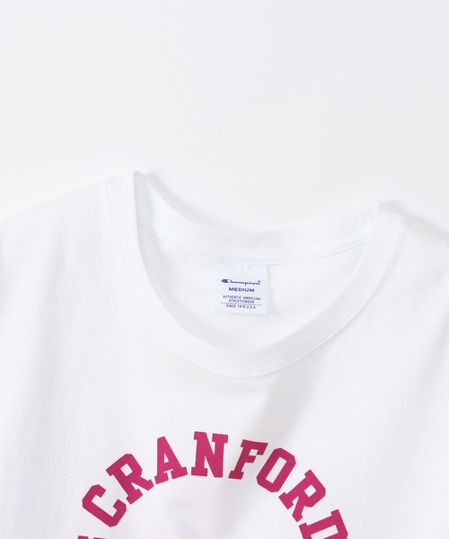 「Champion」 半袖Tシャツ MEDIUM ブラック レディース_画像10